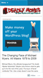 Mobile Screenshot of deadlymovies.wordpress.com