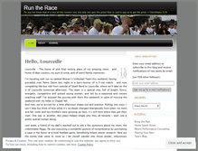 Tablet Screenshot of iruntherace.wordpress.com