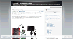 Desktop Screenshot of bmwkeyprogramming.wordpress.com