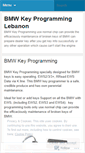 Mobile Screenshot of bmwkeyprogramming.wordpress.com