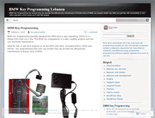 Tablet Screenshot of bmwkeyprogramming.wordpress.com