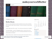 Tablet Screenshot of makeyourworldbetter.wordpress.com