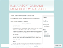 Tablet Screenshot of m16airsoftgrenadelaunchergxsx.wordpress.com