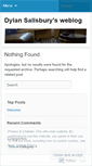 Mobile Screenshot of dylansalisbury.wordpress.com