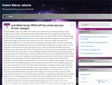 Tablet Screenshot of gamisnibrasjakarta.wordpress.com