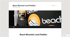 Desktop Screenshot of beachmountainlandpaddles.wordpress.com