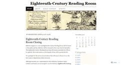 Desktop Screenshot of 18thcenturyreadingroom.wordpress.com