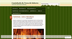 Desktop Screenshot of caminhadadatrocadesaberes.wordpress.com