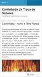 Mobile Screenshot of caminhadadatrocadesaberes.wordpress.com