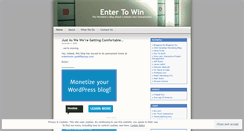 Desktop Screenshot of entertowin.wordpress.com