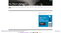Desktop Screenshot of papelepalavras.wordpress.com