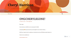 Desktop Screenshot of cherylharrison.wordpress.com