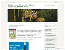 Tablet Screenshot of booksinmybackpack.wordpress.com