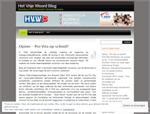 Tablet Screenshot of humanieuws.wordpress.com