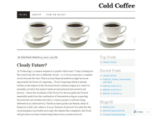 Tablet Screenshot of c0ldcoffee.wordpress.com