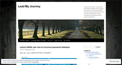 Desktop Screenshot of leadmyjourney.wordpress.com