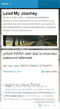 Mobile Screenshot of leadmyjourney.wordpress.com