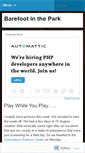 Mobile Screenshot of barefootinthepark.wordpress.com