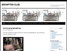 Tablet Screenshot of clubbrompton.wordpress.com