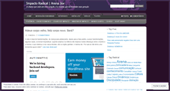 Desktop Screenshot of impactoradical.wordpress.com