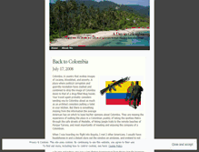 Tablet Screenshot of adayincolombia.wordpress.com