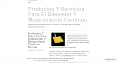 Desktop Screenshot of blogproductosyservicios.wordpress.com