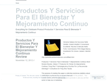 Tablet Screenshot of blogproductosyservicios.wordpress.com