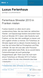 Mobile Screenshot of luxusferienhaus.wordpress.com
