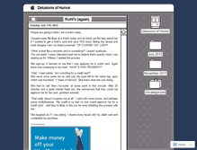 Tablet Screenshot of delusionsofhumor.wordpress.com