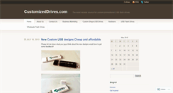 Desktop Screenshot of customizeddrives.wordpress.com