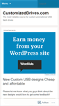 Mobile Screenshot of customizeddrives.wordpress.com