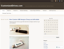 Tablet Screenshot of customizeddrives.wordpress.com