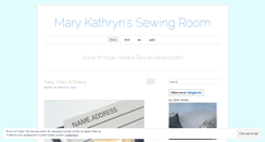 Desktop Screenshot of marykathryn.wordpress.com