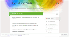 Desktop Screenshot of hungryhoneypanda.wordpress.com