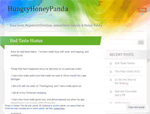 Tablet Screenshot of hungryhoneypanda.wordpress.com