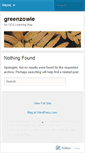 Mobile Screenshot of greenzowie.wordpress.com