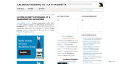 Desktop Screenshot of calabriastreaming.wordpress.com