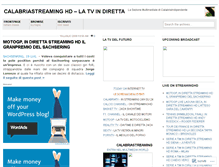 Tablet Screenshot of calabriastreaming.wordpress.com