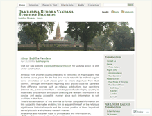 Tablet Screenshot of buddhapilgrims.wordpress.com