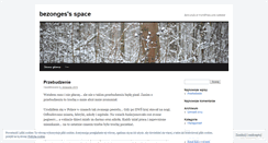 Desktop Screenshot of bezonges.wordpress.com