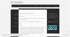 Desktop Screenshot of ecccnews.wordpress.com
