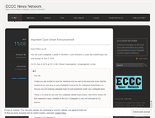 Tablet Screenshot of ecccnews.wordpress.com