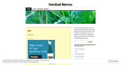 Desktop Screenshot of hardballmemes.wordpress.com