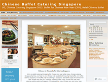 Tablet Screenshot of chinesebuffetcatering.wordpress.com