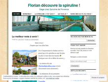 Tablet Screenshot of florianspiruline.wordpress.com