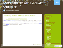 Tablet Screenshot of michaelscheffler.wordpress.com
