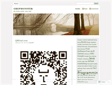 Tablet Screenshot of grepmonster.wordpress.com