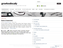 Tablet Screenshot of growfoodlocally.wordpress.com