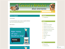 Tablet Screenshot of caninosegrandes08.wordpress.com