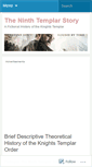Mobile Screenshot of 9thtemplar.wordpress.com